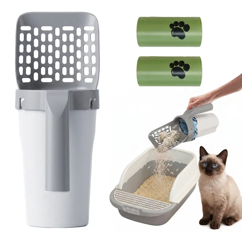 🔥 50% OFF TODAY | Cat Litter Scooper with Holder