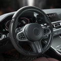 🚗Car Steering Wheel Cover, Non slip Design Steering Wheel Protector, Universal Car Steering Wheel Cover for 15 Inch