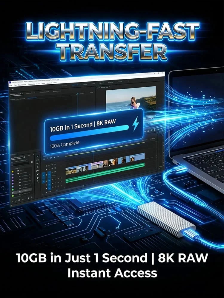 ⚡Flash Sale⚡ 50K+ SOLD! Almost Gone-🔥16TB Large-Capacity Type-C Portable Mini SSD