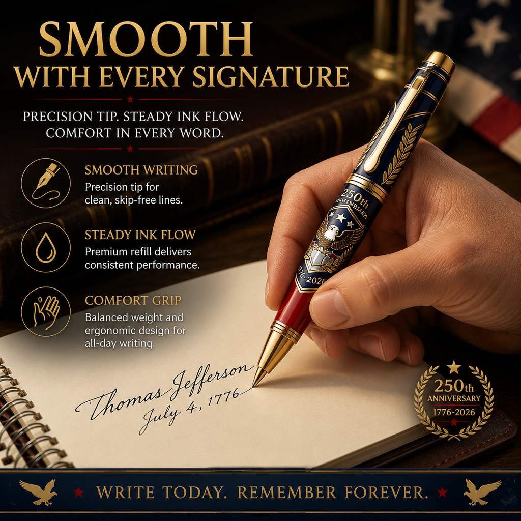 🇺🇸 America 250th Anniversary Commemorative Pen Gift Set | 1776–2026 Patriotic Keepsake