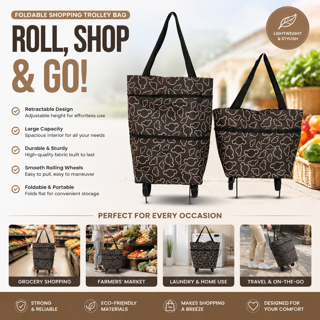 🔥HOT SALE 49% OFF🔥Foldable 2-in-1 Shopping Bag