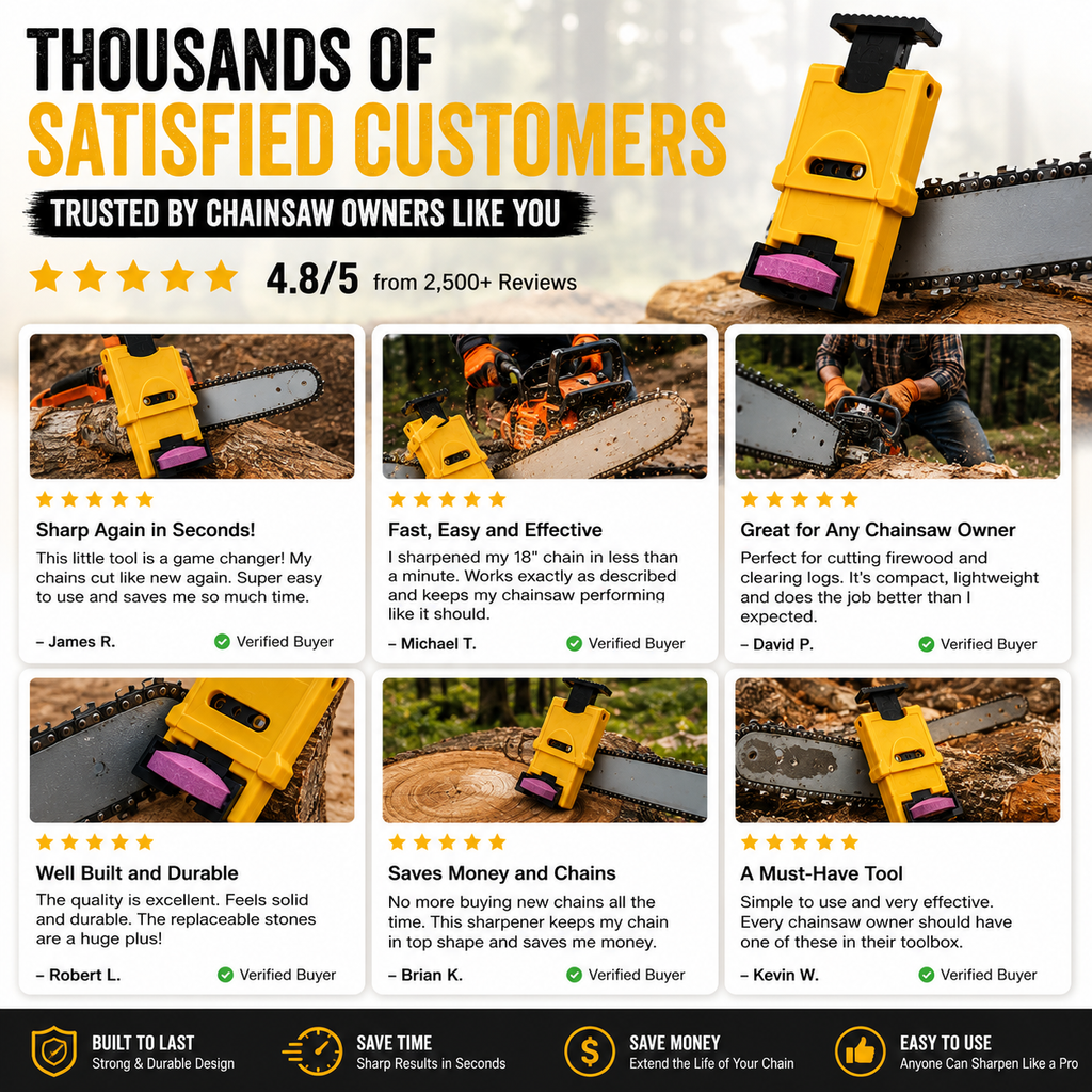 🔥Chainsaw Chain Sharpener Kit | Fast Portable Saw Chain Sharpening Tool