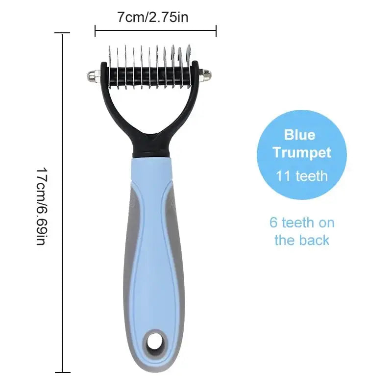 Pet Knotter Dog Grooming Hair Removal Pet Tools Hair Removal Comb Brush Double Sided Pet Supplies