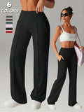 👖 Valeria Pants – High-Waisted, Office & Gym, Stretch, Flattering Fit