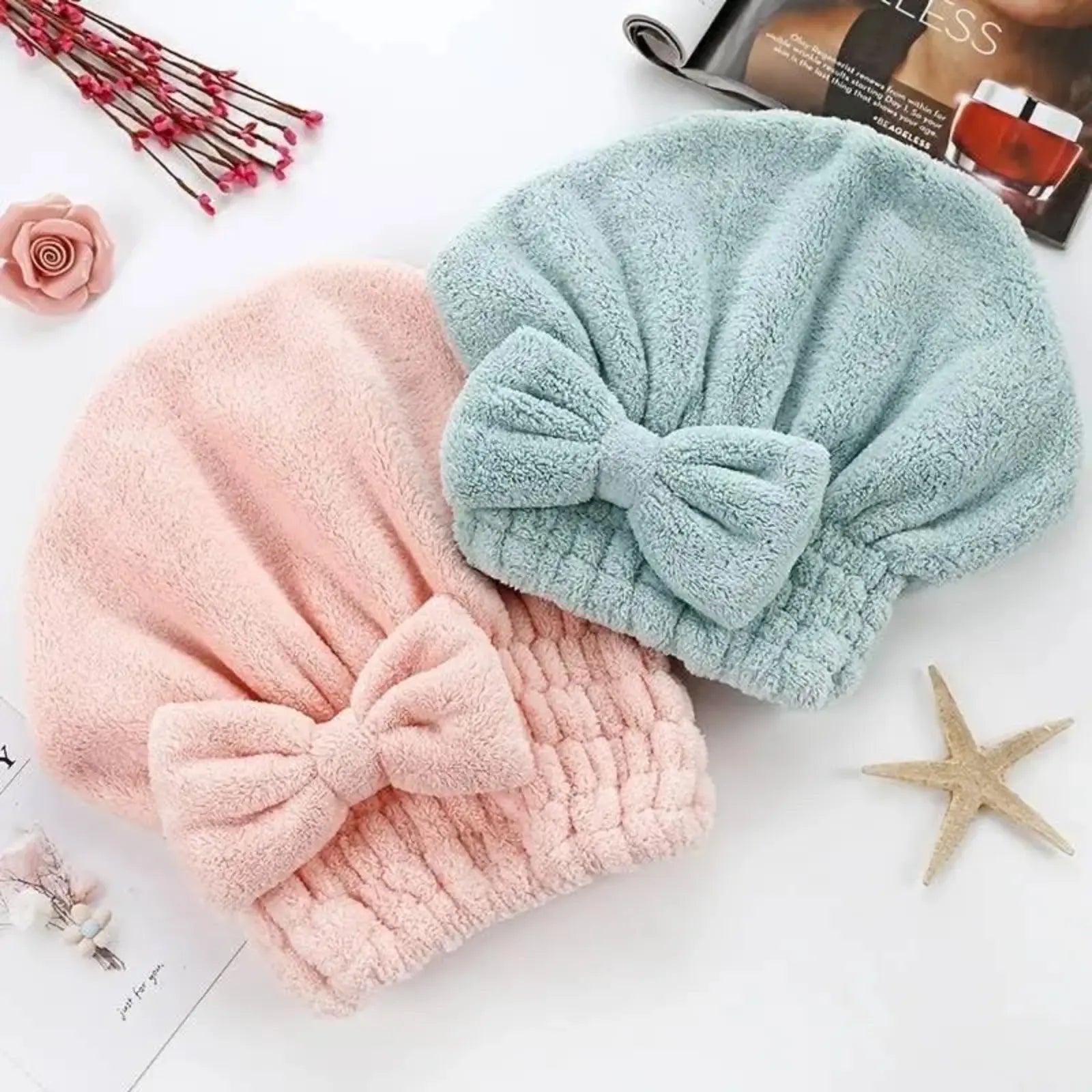 🔥Women's super absorbent and quick-drying hair drying cap
