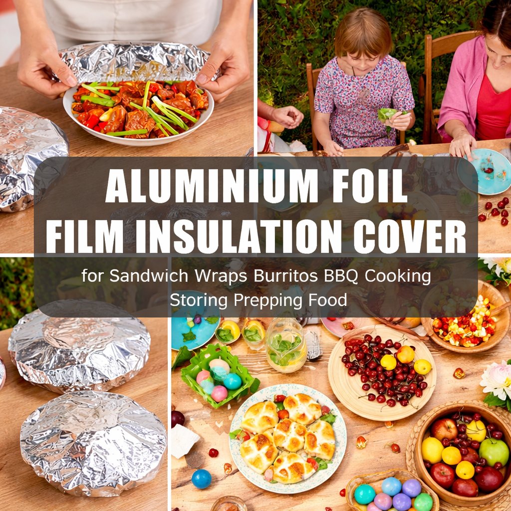 Aluminum Foil Heat Shield Covers – No Plastic 🥘
