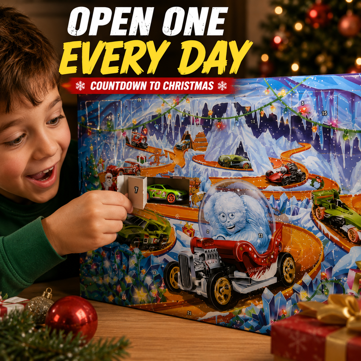 🔥 LAST DAY 50% OFF-🎄 24-Day Holiday Racing Advent Calendar