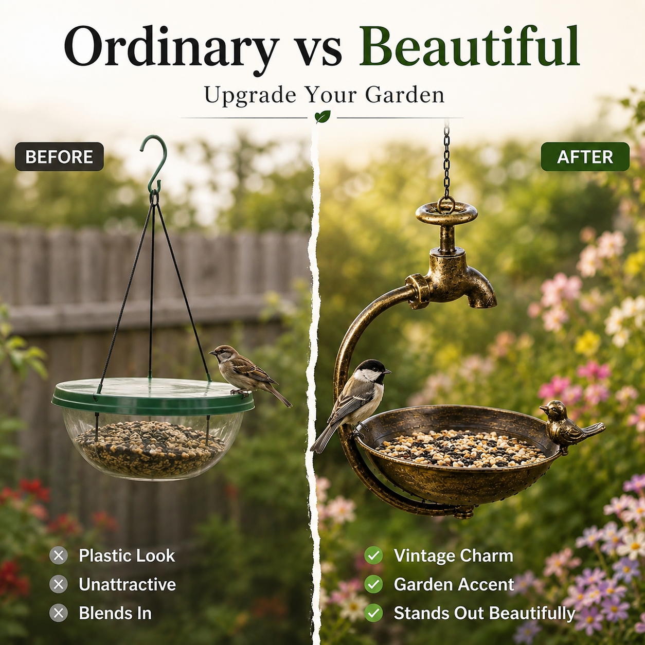 🐦Vintage Hanging Bird Feeder