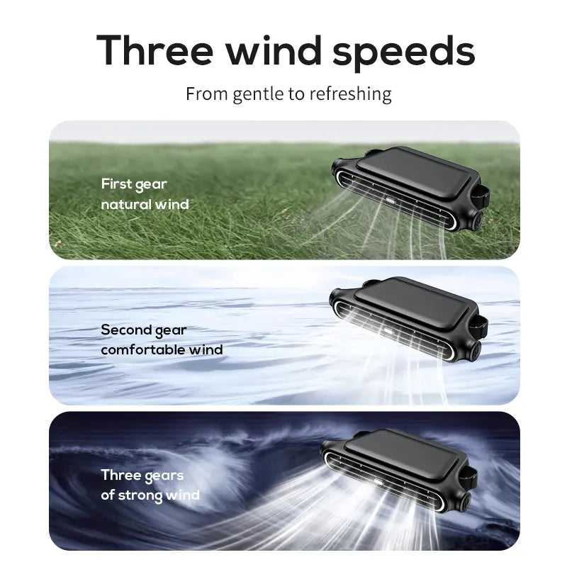 🔥Car Seat Velcro Fan – Portable & Adjustable, Stays in Place