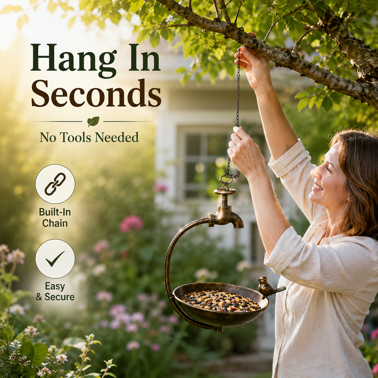 🐦Vintage Hanging Bird Feeder