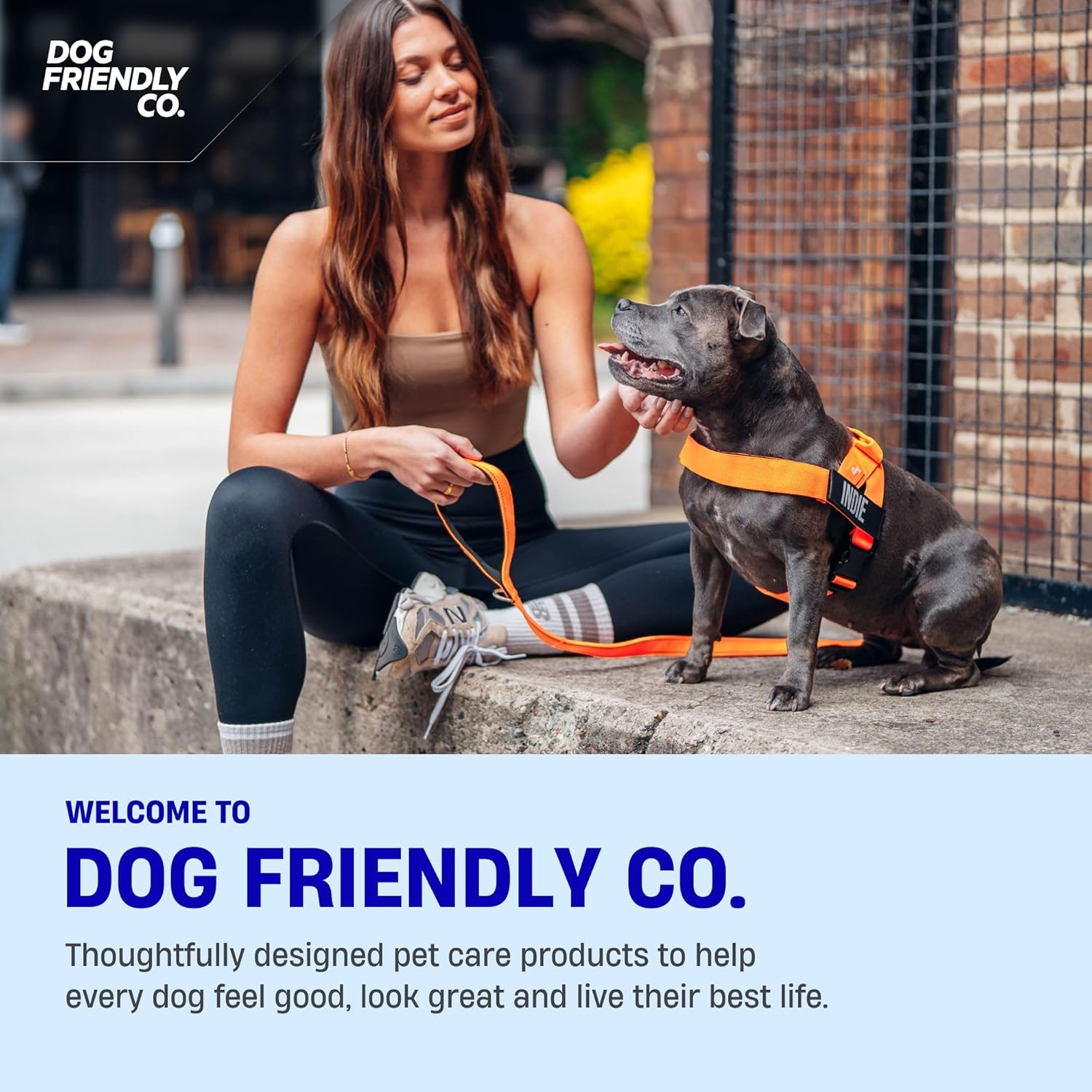 🐕 Dog Harness – Adjustable, Lightweight & Easy-to-Us