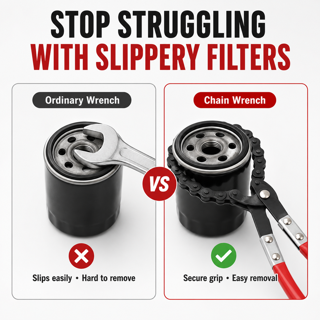 🔧Exhaust Cutter, Cuts 3/4" to 3-1/4" Pipe, Durable Chain Cutter Tool