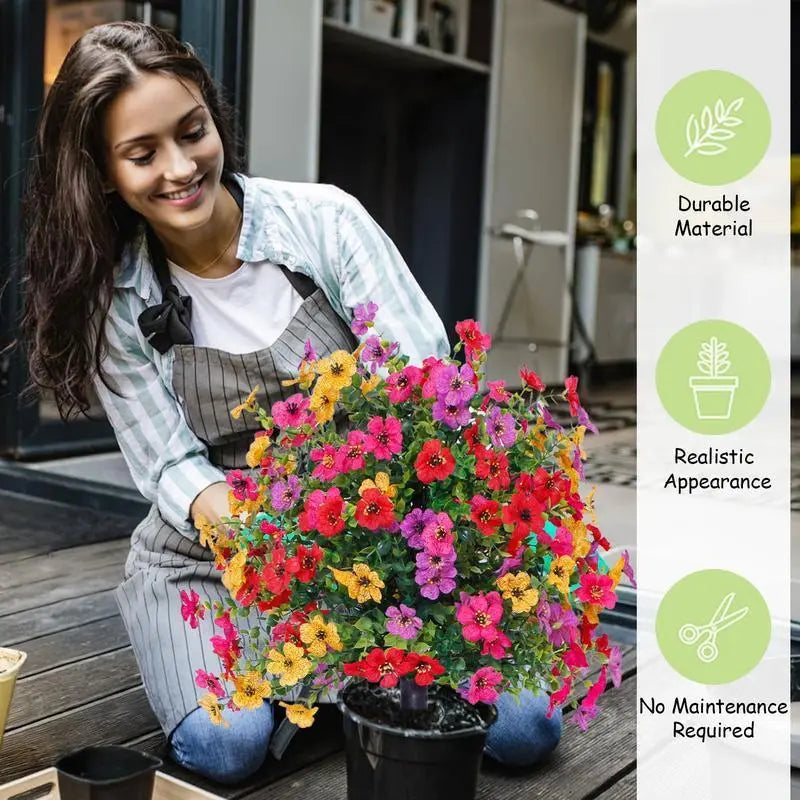 💐 UV-Resistant Colorful Artificial Flowers – 49% OFF Today Only 🌸