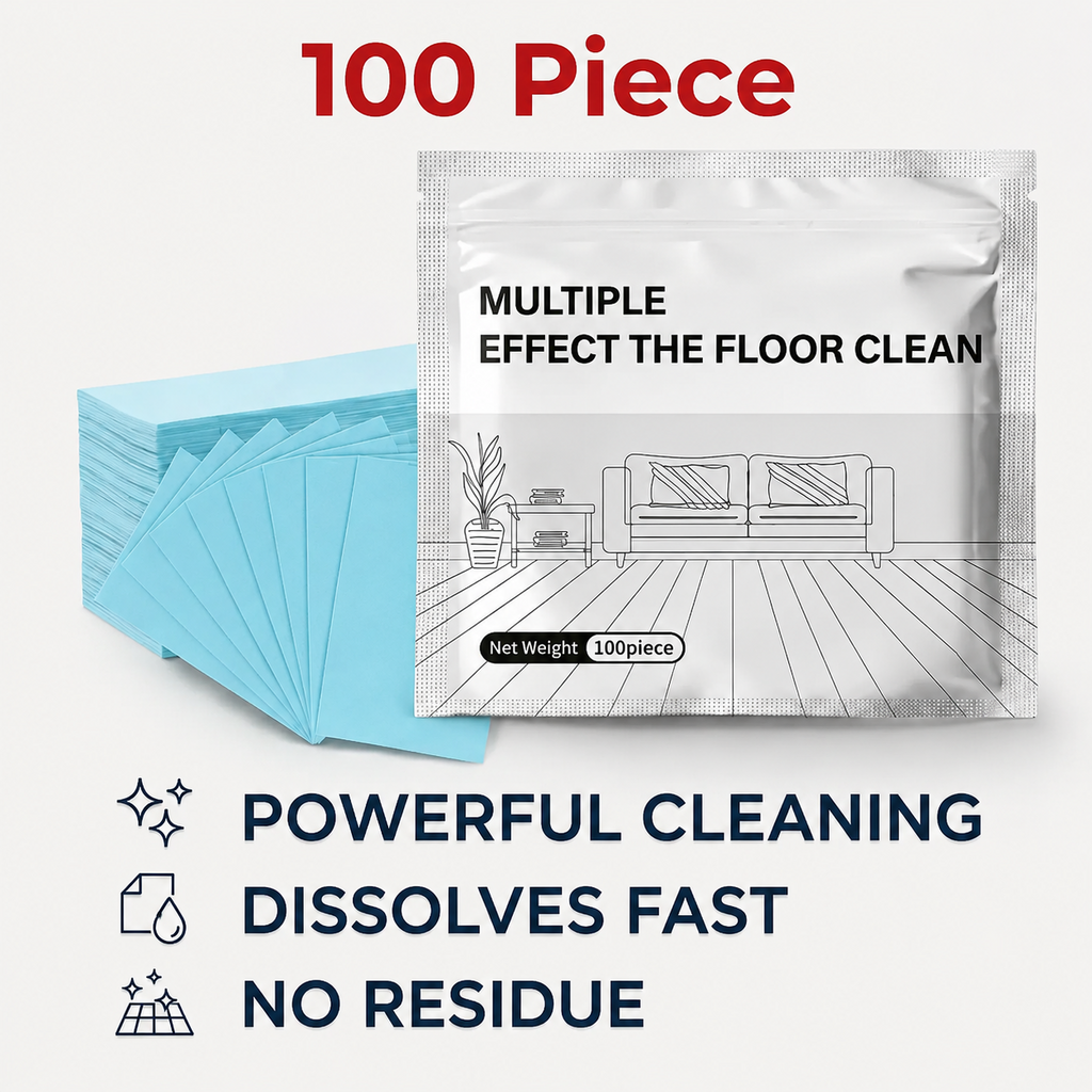 💧 Floor Cleaning Tablets – Dissolve Instantly, Deep Clean, Antibacterial, Safe for All Floors