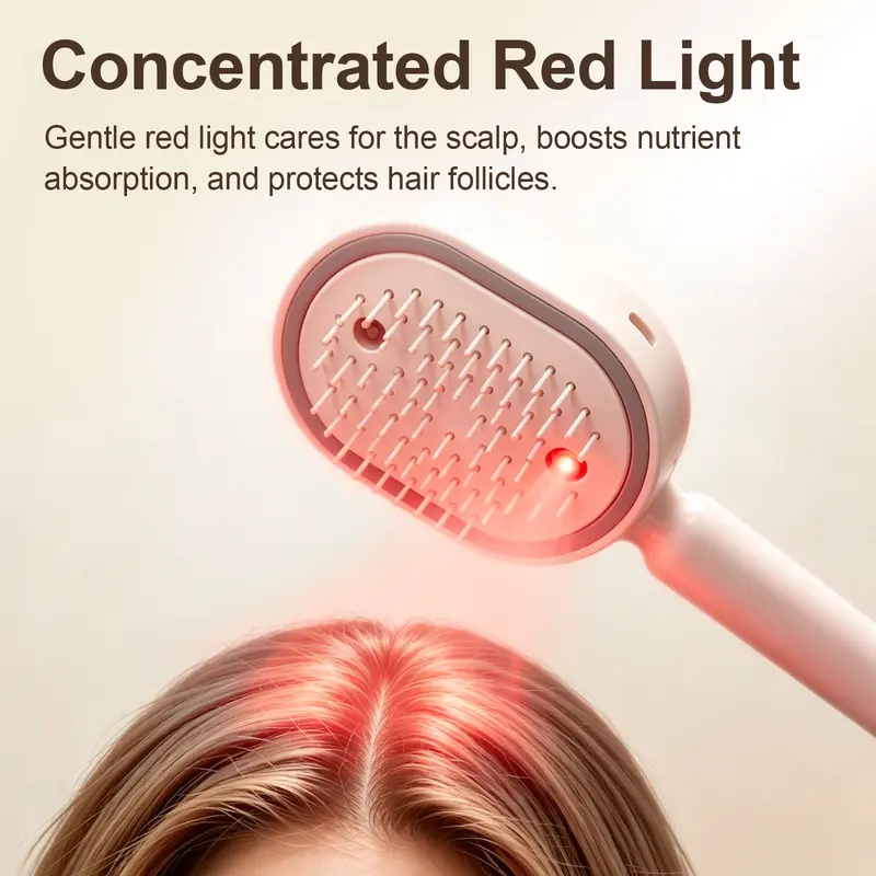 ✨ Electric Spray Comb – Nano Mist, Anti-Static, Scalp Massage