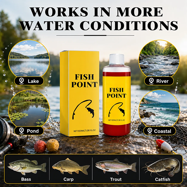 🐟Concentrated Fish Attractant Liquid – Fast-Acting Red Worm Formula