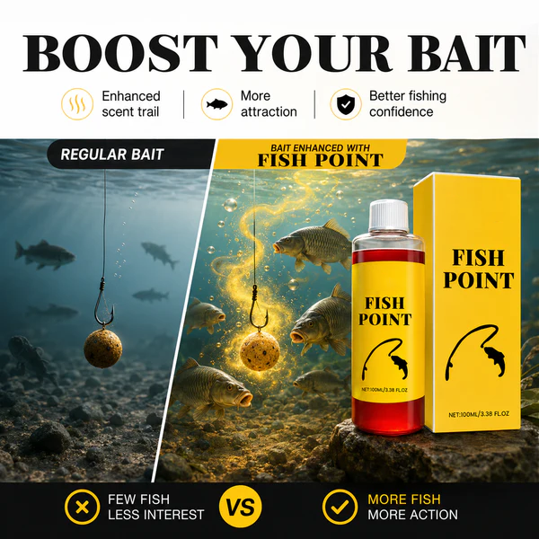 🌊 Premium Fish Lure Attractant Red Worm Formula Easy Fishing