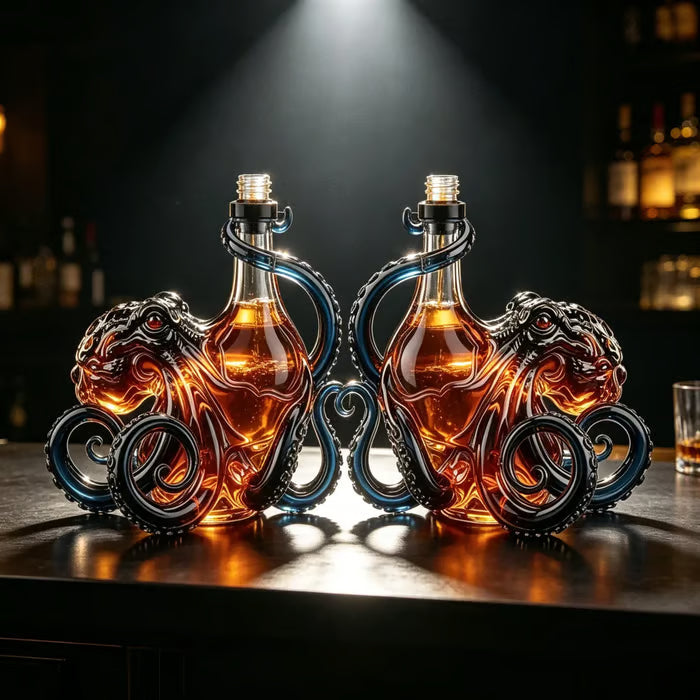 🎁 Father’s Day 50% OFF –  Octopus-style whisky bottle, classic collector's edition 🐙🥃