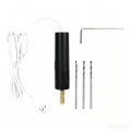 Micro Handheld Drill Bits, 0.7-1.2mm Crystal Epoxy For Resin Jewelry Making Mini Electric Drill Set DIY ABS