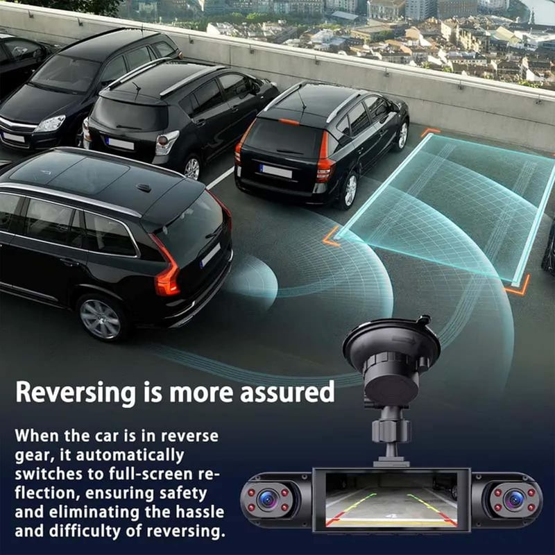 ⚡Flash Sale🔥 50K+ SOLD! Almost Gone - Full View Car Dashcam System