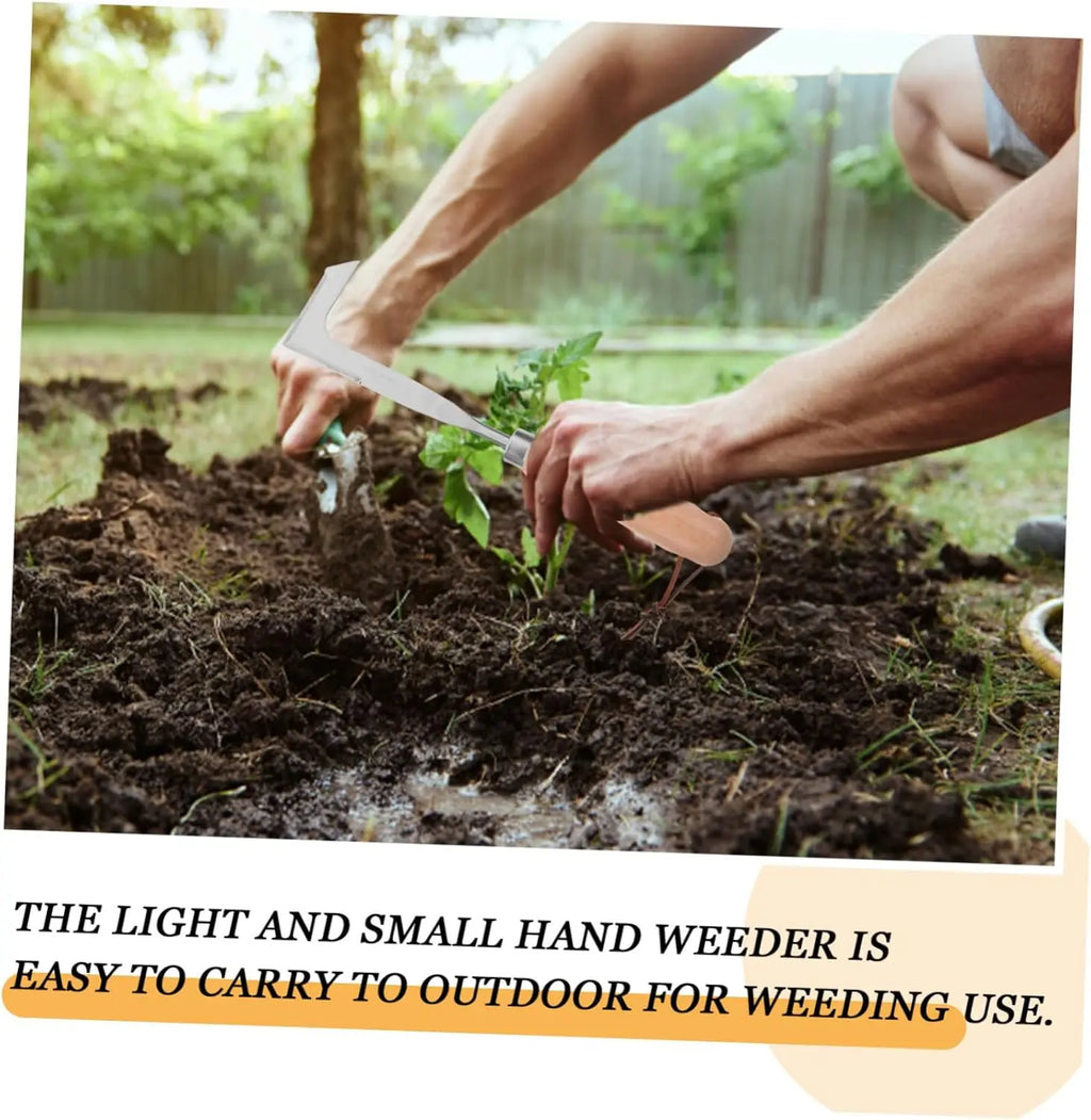 🔥Crack Weeder Crevice Weeding Tool Manual Weeder Beech Handle Lawn Yard Gardening Tool