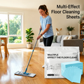 🧼 Multi-Effect Floor Cleaner Wipes – Antibacterial, Deodorizing, Safe for Wood & Tile (100 Pcs)