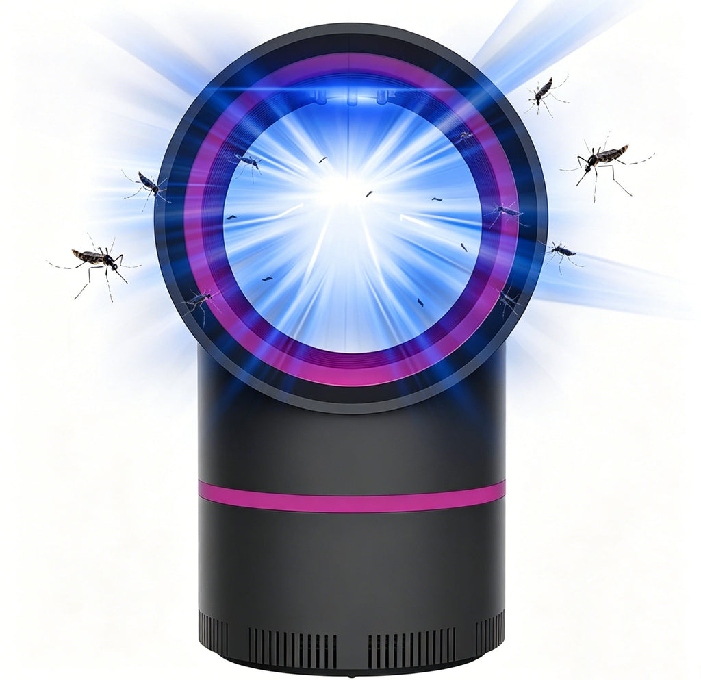 🔇LED Mosquito Killer – Quiet UV Light Bug Trap for Home