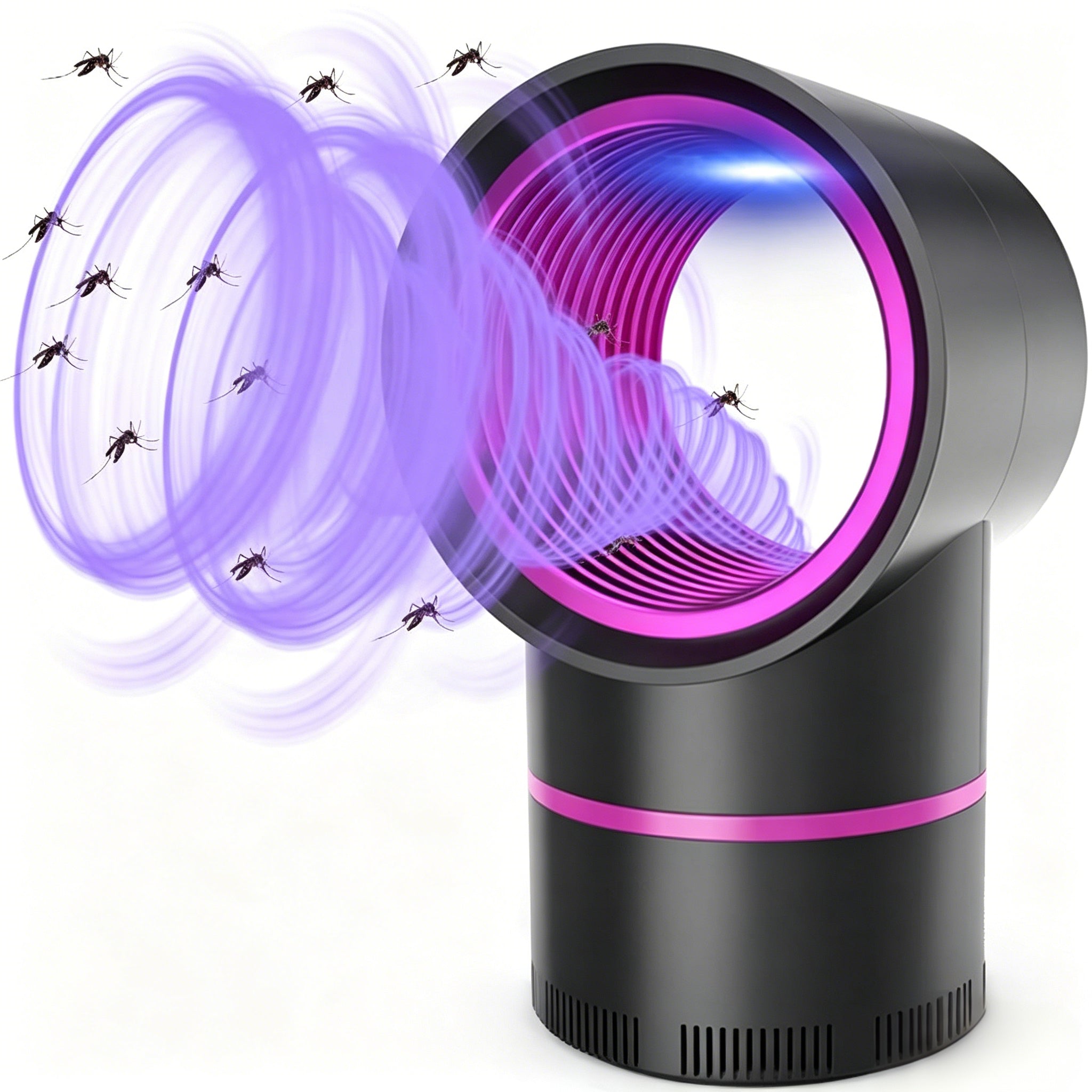 🦟 360° LED Mosquito Killer Lamp – Mute UV Light, Bug Trap for Home