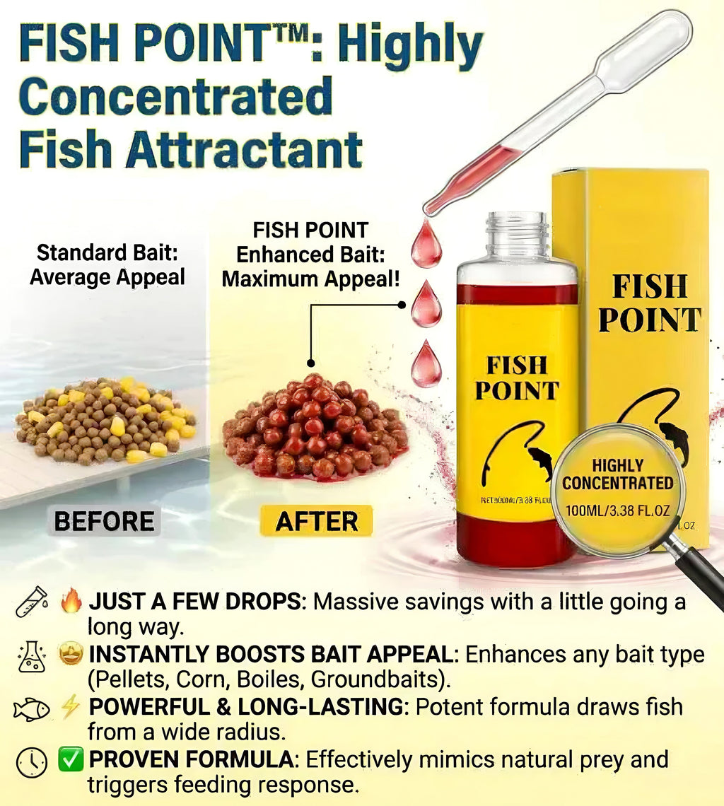 🎣 Fish Attractant – Red Worm Formula, More Bites, Less Waiting