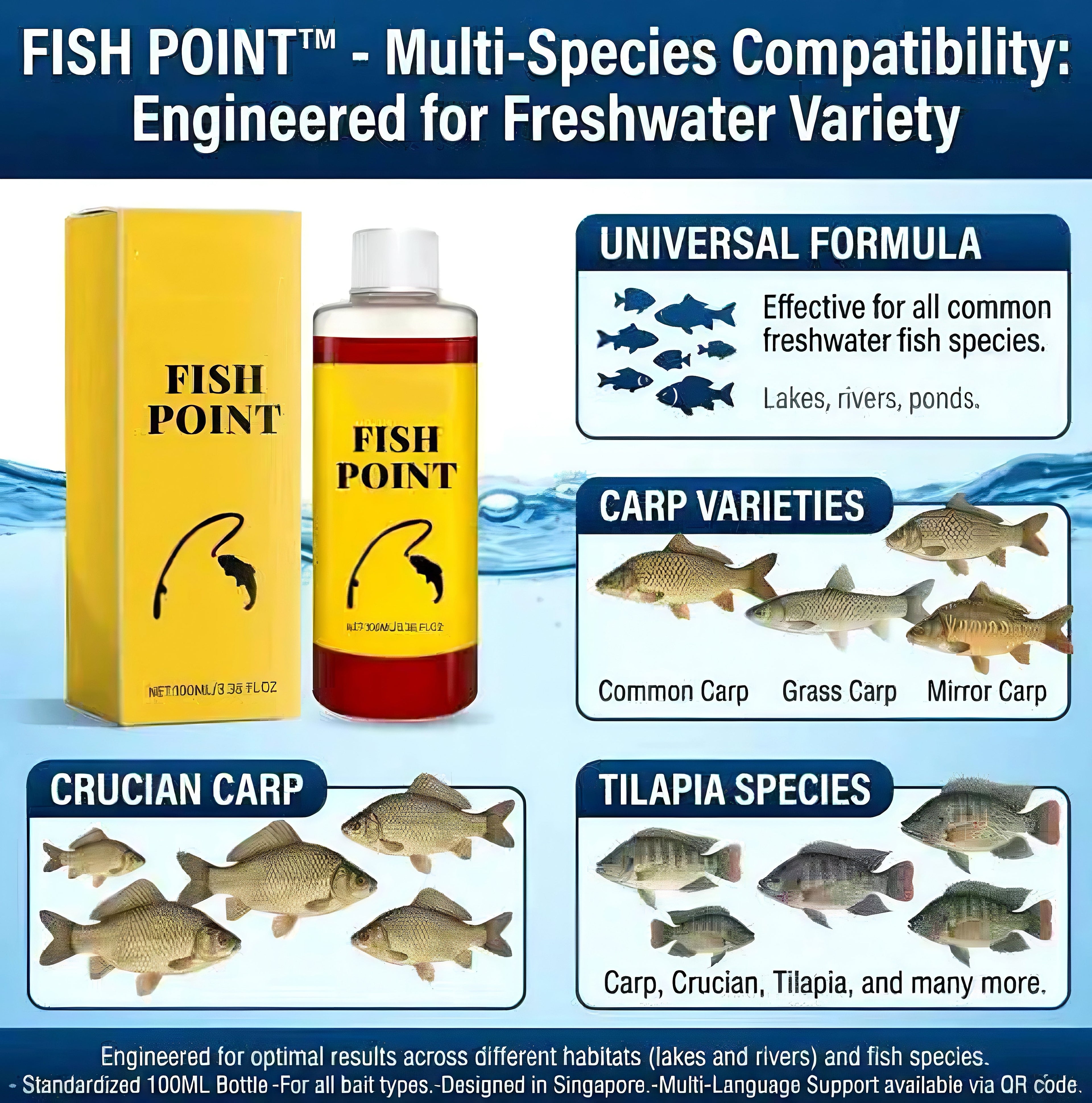 🎣 Fish Attractant – Red Worm Formula, More Bites, Less Waiting
