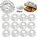 🍳Aluminum Foil Heat Shield Covers – No Plastic, Heat-Resistant, Reusable