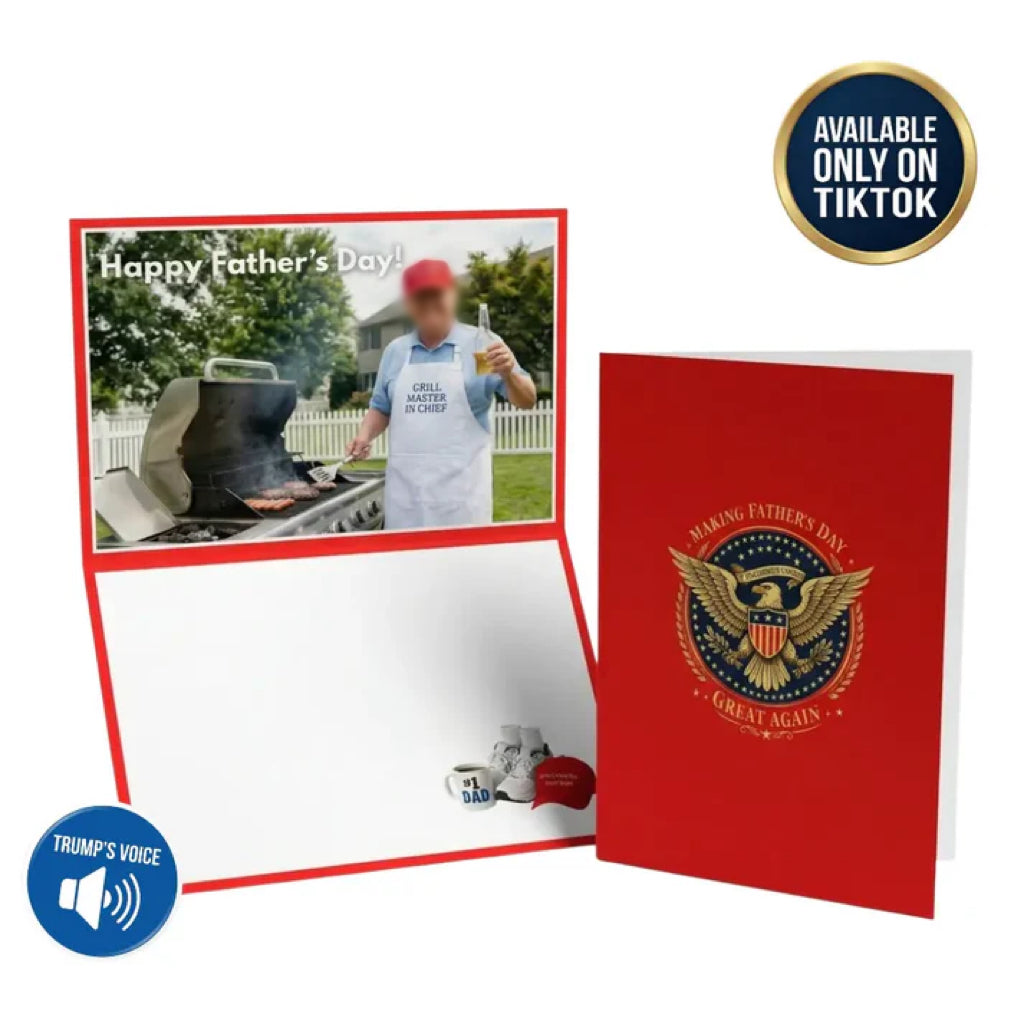 🎙️ Funny Trump Talking Father’s Day Audio Card for Dad