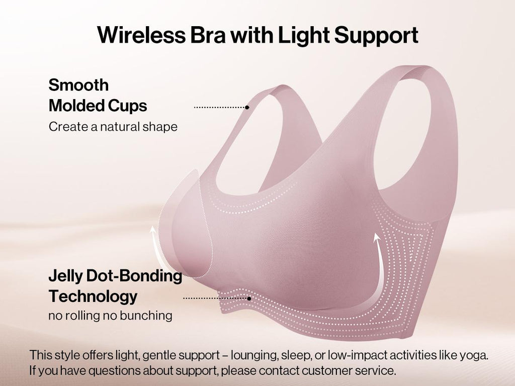 Ubras Seamless Wireless Bralette for Women - Full Coverage