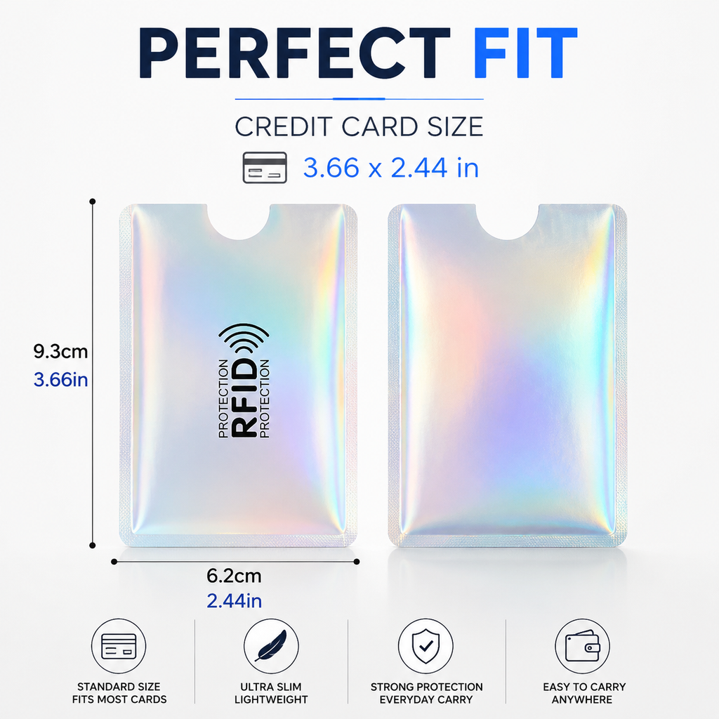 8 Counts RFID Blocking Sleeves Set