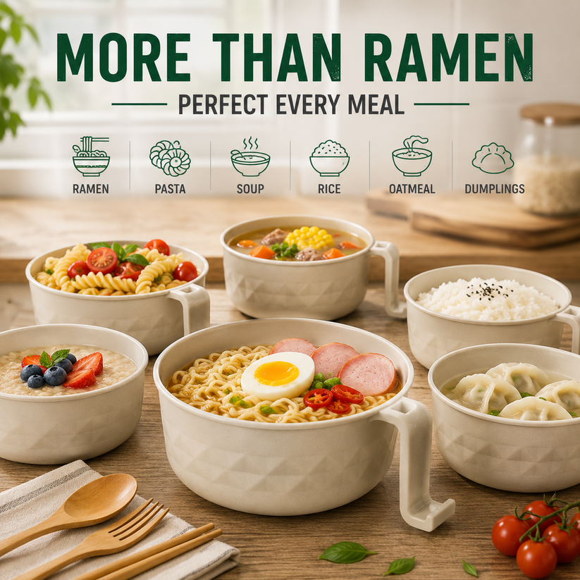 🍜 All-in-One Microwave Noodle Bowl Set
