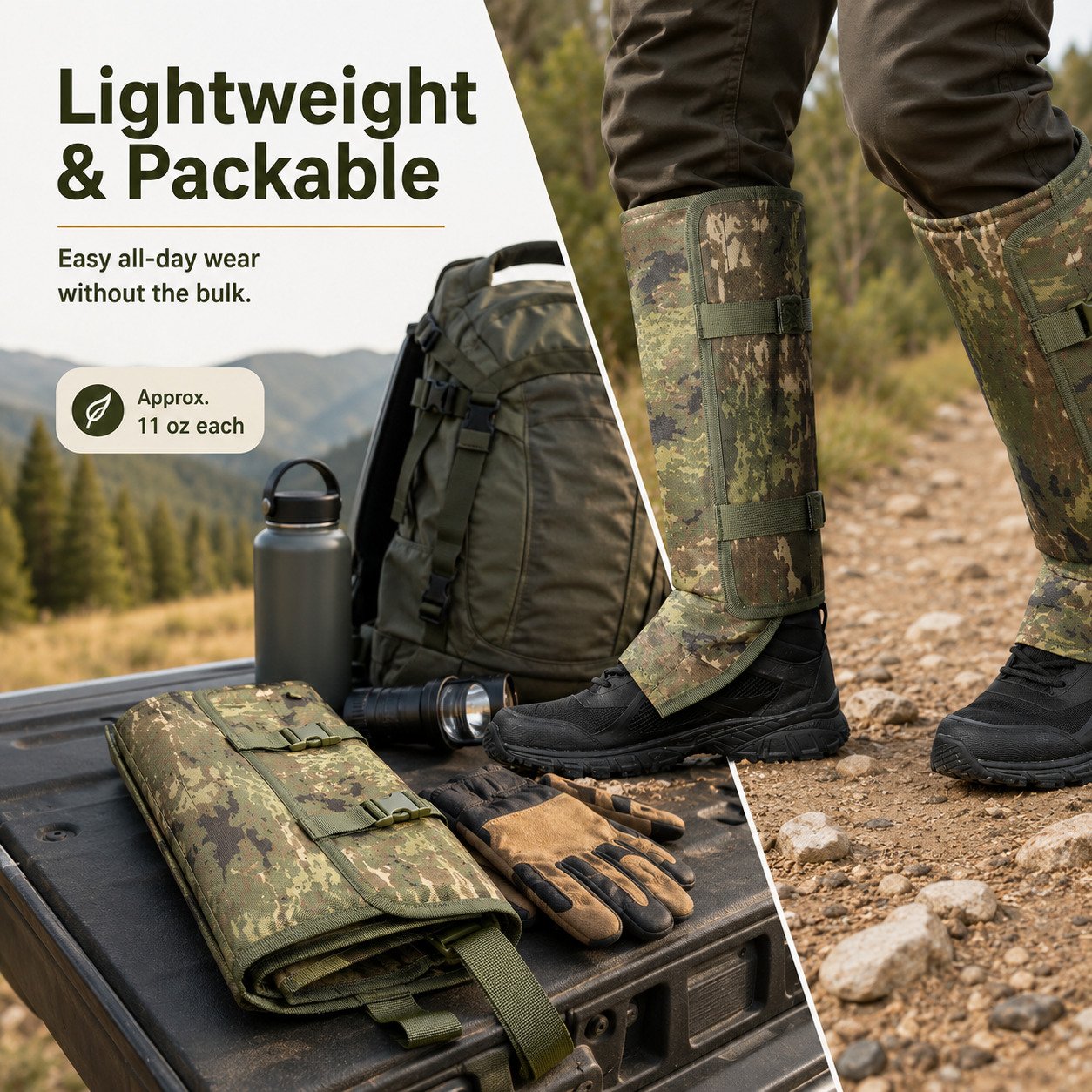 🔥Father's Day Limited Edition 🎁Snake bite protection leg warmers, Outdoor hunting leg protection against puncture wounds