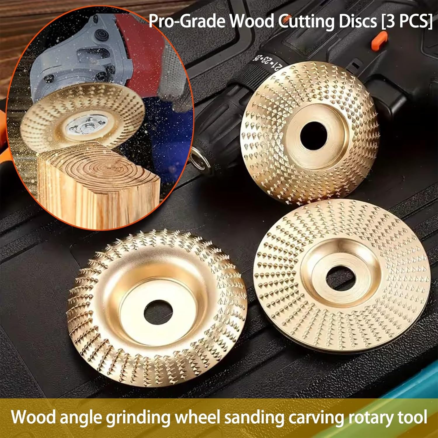 ✨Heavy-Duty Wood Carving DiscSet (3Pcs)