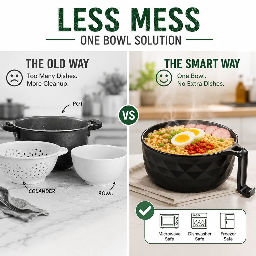 🍝All-in-One Microwave Noodle Bowl Set