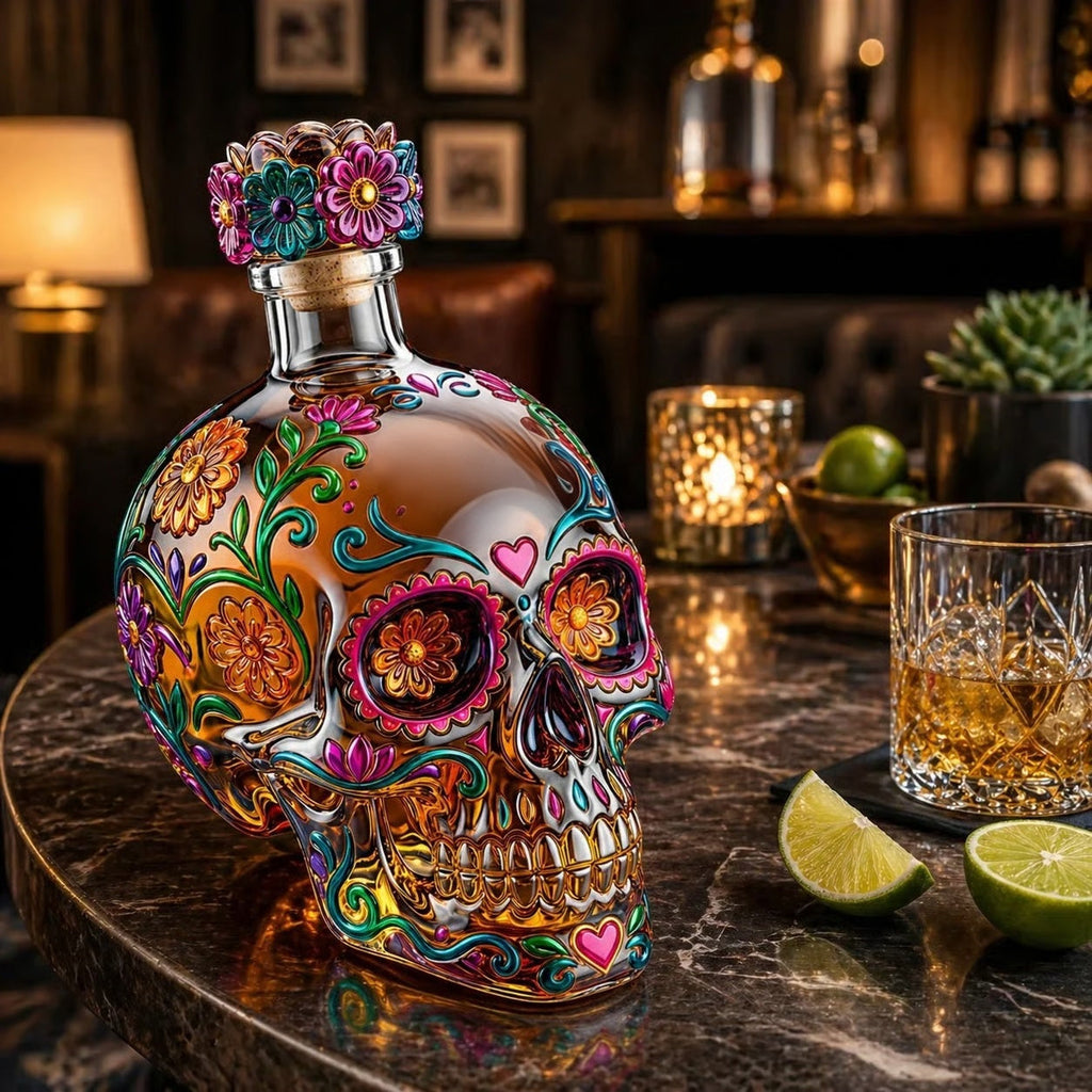 ✨HOT SALE-Day of the Dead Limited Edition Tequila Bottle