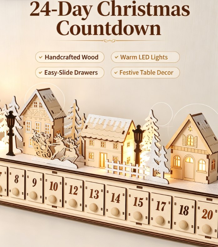 Home Reflections Christmas Village Advent Calendar