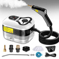 🔥Portable Handheld Steam Cleaner with 10 Accessories, Adjustable Levels, Fast Heat-Up Steamer for Kitchen, Bathroom, Tile & Car Cleaning