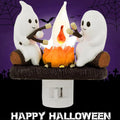 Early Halloween Specials 49% OFF🔥Ghosts Roasting Campfire Flickering Night Light