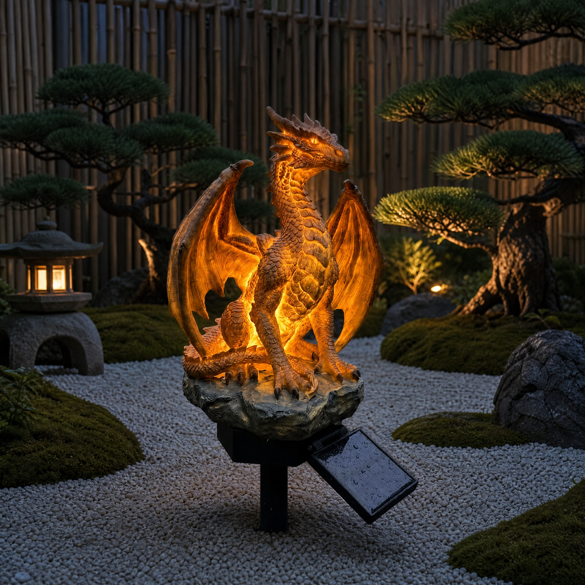 🔥Limited Time 49% Off🐉✨Dragon Legacy Golden Ember Edition Solar Garden Light