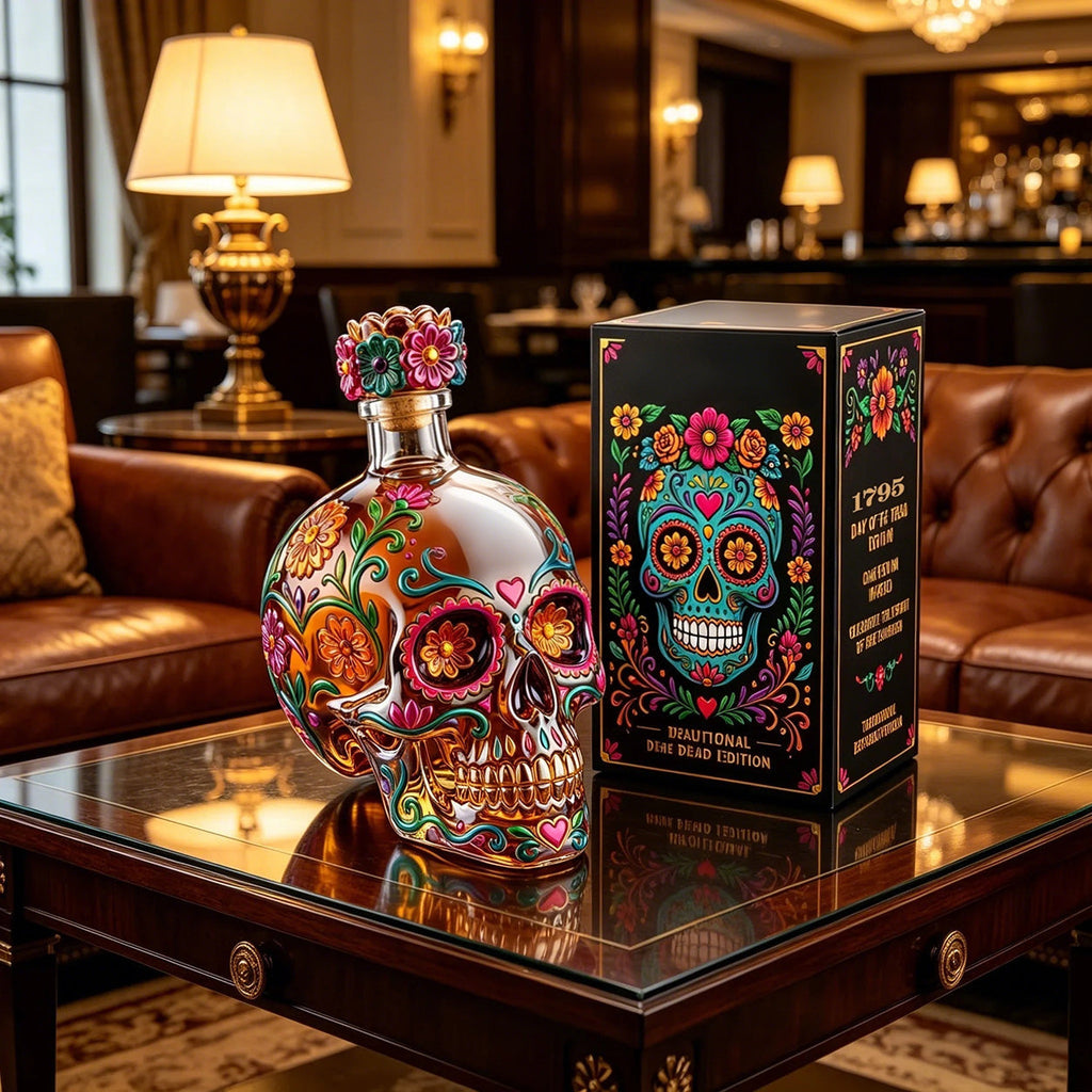 ✨HOT SALE-Day of the Dead Limited Edition Tequila Bottle