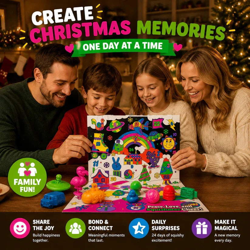 🎄 24-Day Squishy Advent Calendar – A New Surprise Every Day 🎁