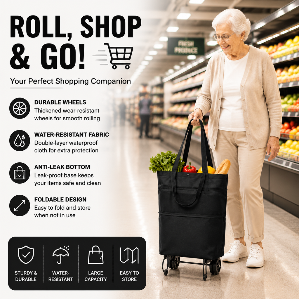 🔥HOT SALE 49% OFF🔥Foldable 2-in-1 Shopping Bag