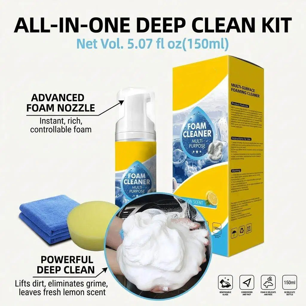 Super Cleaner，Effective Car Interior Cleaner🔥BUY 2 GET 1 FREE🔥