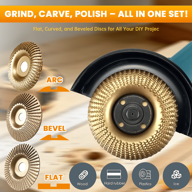 ✨Heavy-Duty Wood Carving DiscSet (3Pcs)