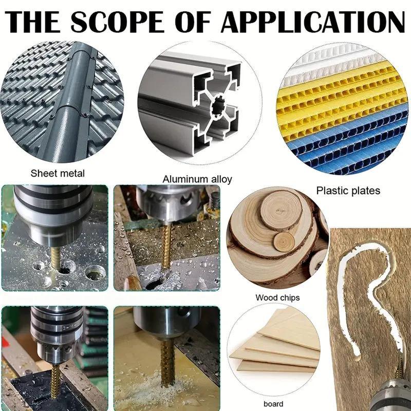 ⚡Limited Time 50% Off✨6 Counts Metalworking Ldeal For Drilling