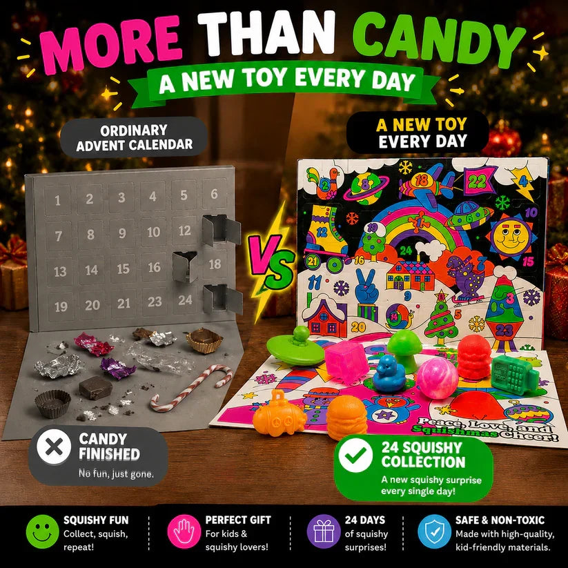 🎄 24-Day Squishy Advent Calendar – A New Surprise Every Day 🎁